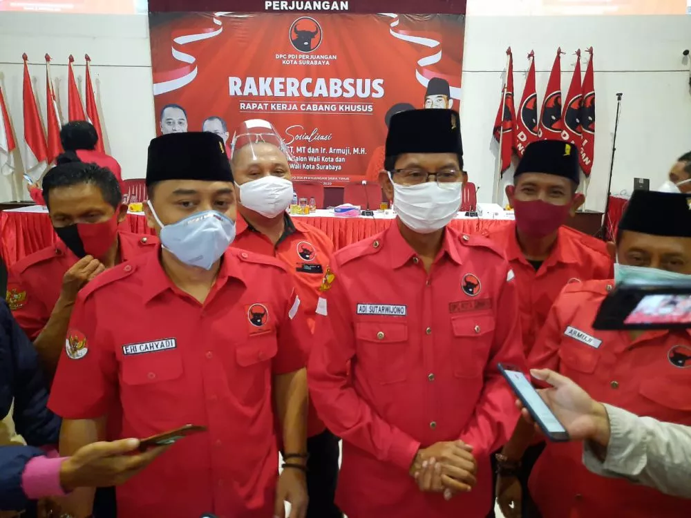 PDIP Targetkan Eri-Armuji Menang 70 Persen di Pilkada Surabaya 2020