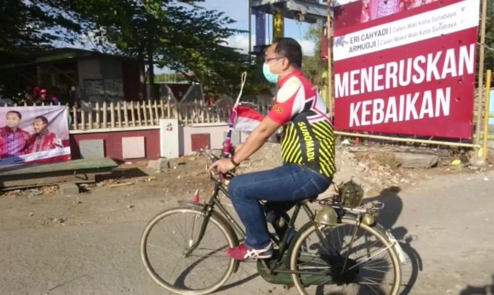 Dukung Kegiatan Bersepeda, Eri Cahyadi Janjikan Bangun Shelter dan Kawasan Khusus Sepeda