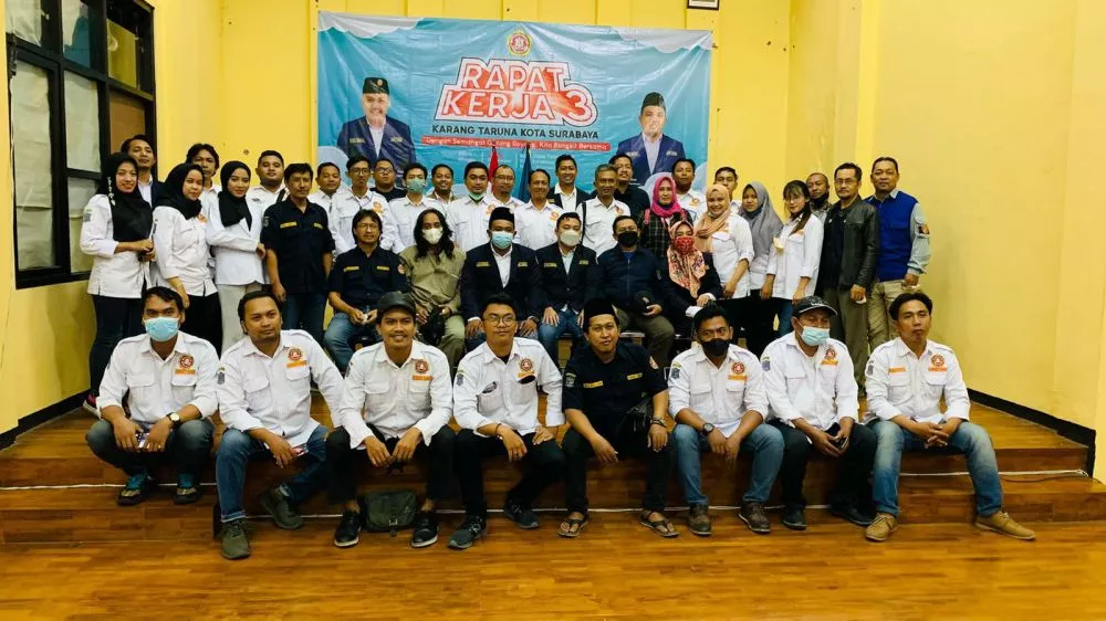 Gelar Rapat Kerja ke-3, Karang Taruna Surabaya Buka Layanan Pengaduan Masyarakat