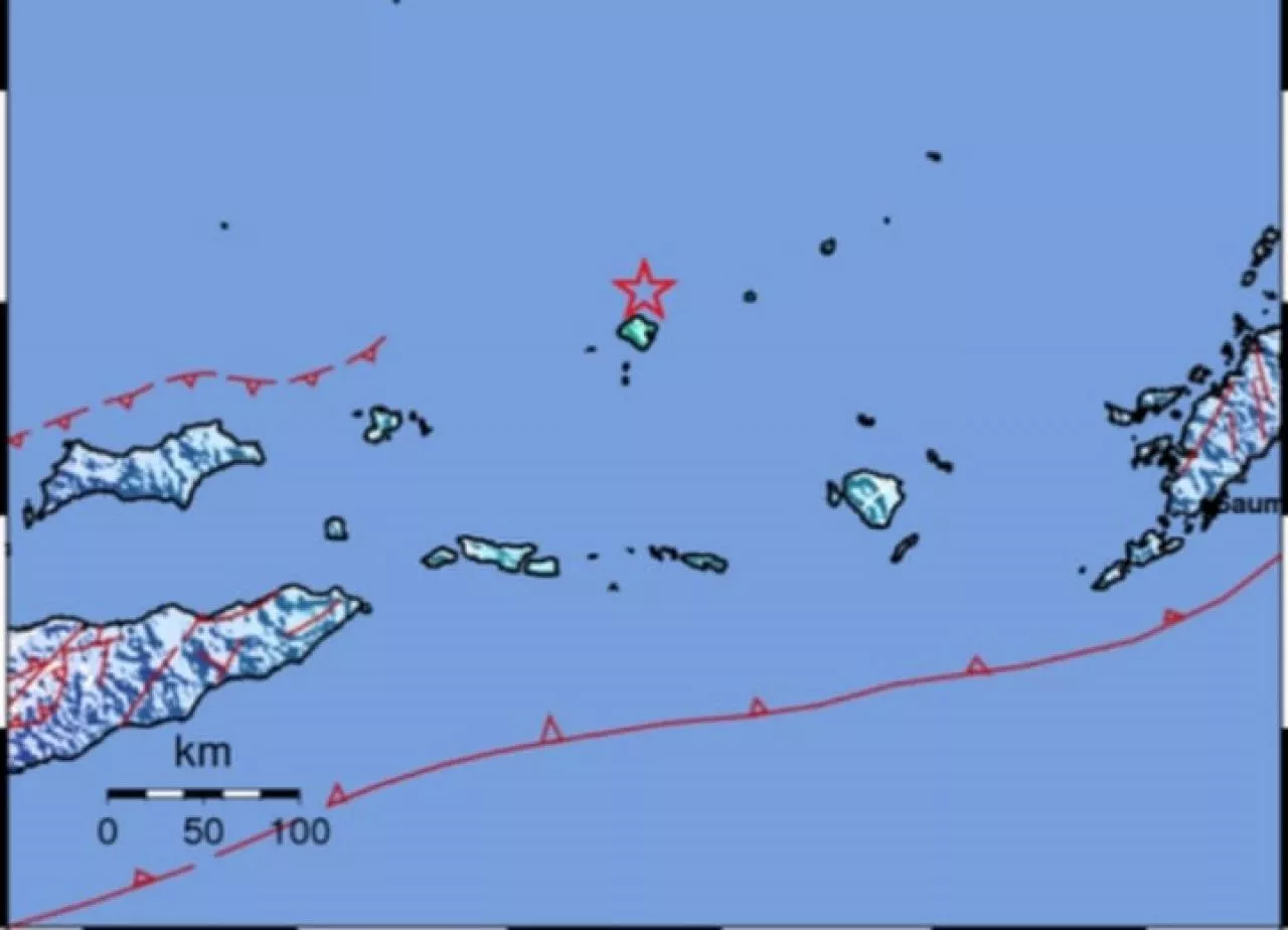 Gempa Magnitudo 5,6 Guncang Maluku Barat Daya