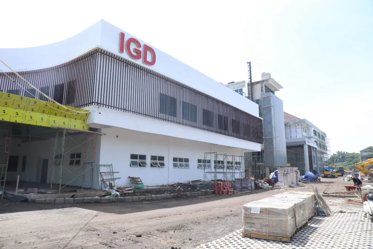 Dikebut, Pembangunan RSUD Sidoarjo Barat (Krian) Diharapkan Rampung Akhir Tahun