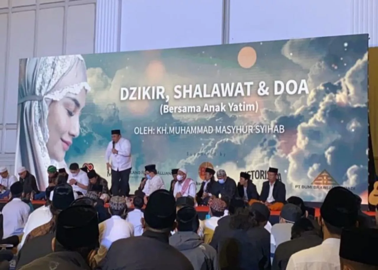 Mewahnya Acara Tahlilan 40 Hari Vanessa Angel di Gedung Tribrata Jakarta