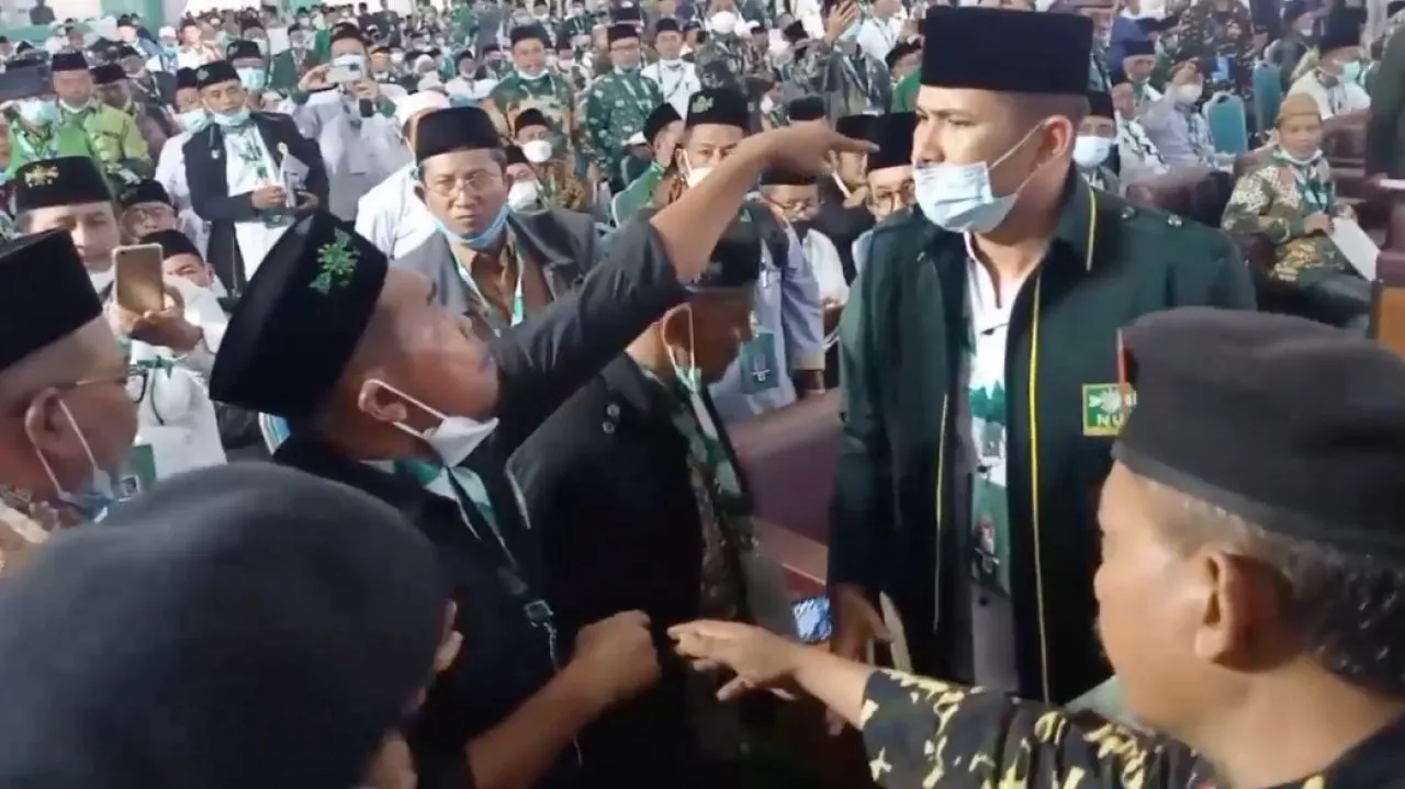 Sidang Pleno Muktamar NU ke-34 di Lampung Diwarnai Kericuhan
