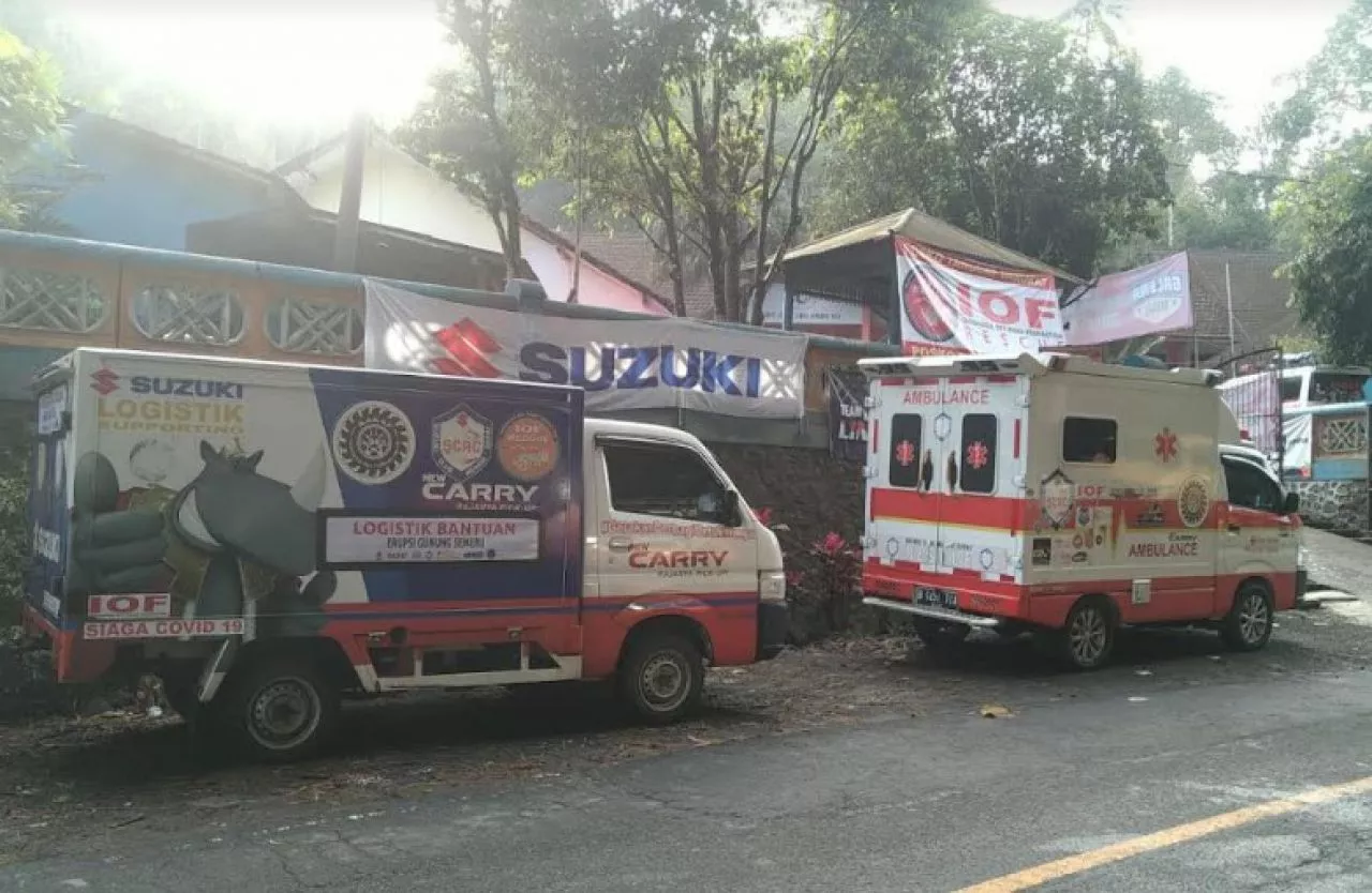 Suzuki dan SCRC Bantu Korban Terdampak Erupsi Semeru