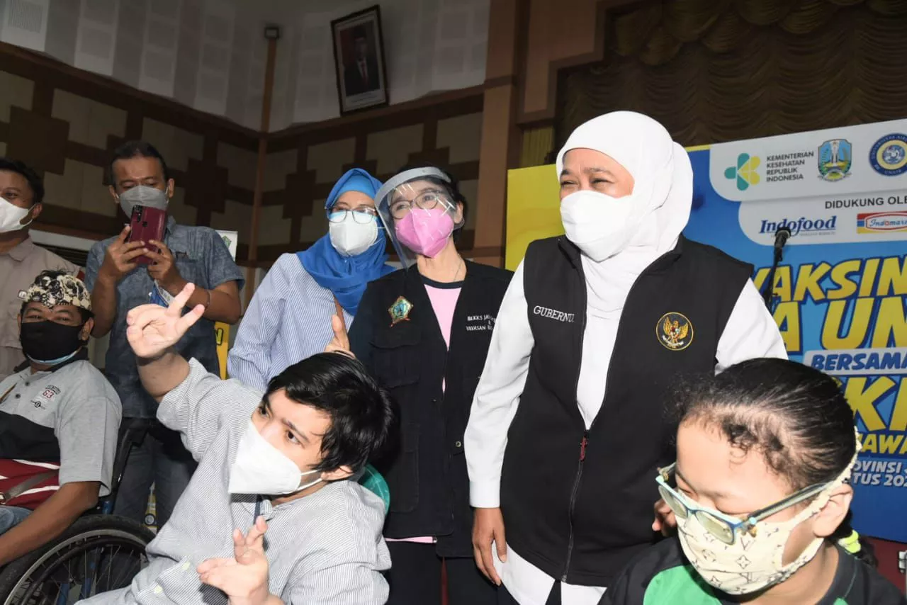 Gubernur Khofifah Sediakan Kuota ASN Jawa Timur untuk Penyandang Disabilitas