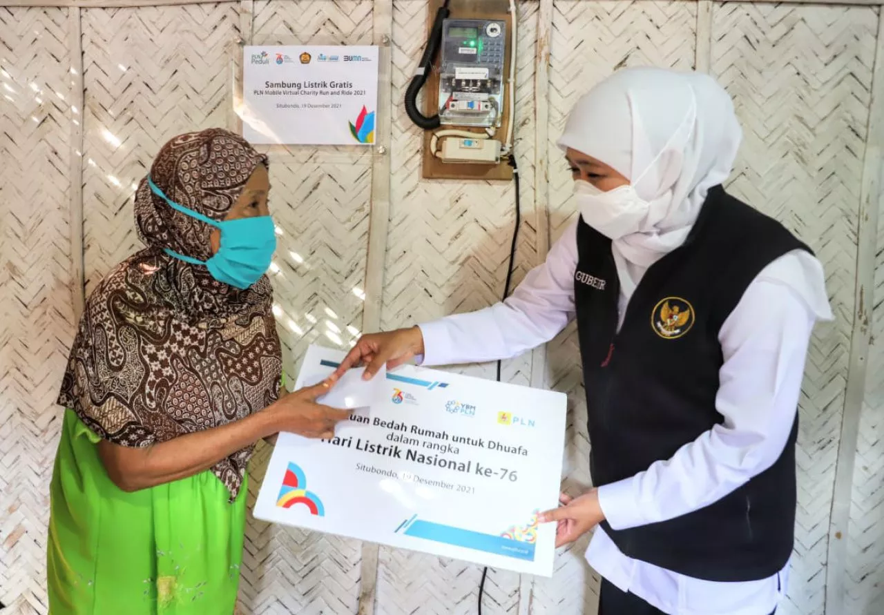 713 Rumah di Situbondo Disambung Listrik Gratis