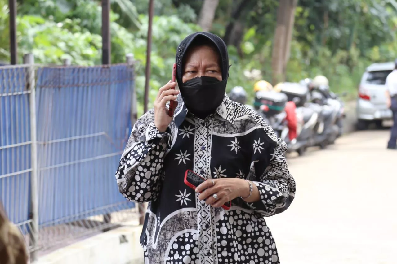 Video Mensos Risma Cek Logistik Bantuan untuk Korban Gempa Laut Flores