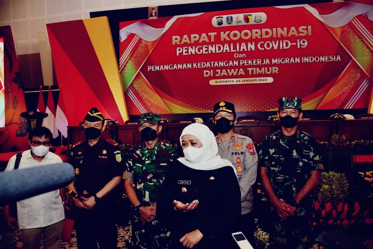 Langkah Pemprov Jatim Tangani Omicron Dipuji, Gubernur: Harus Terus Bersinergi