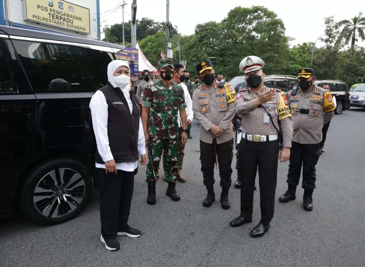 Gubernur Khofifah Apresiasi Aplikasi Monitoring Karantina Milik Polisi