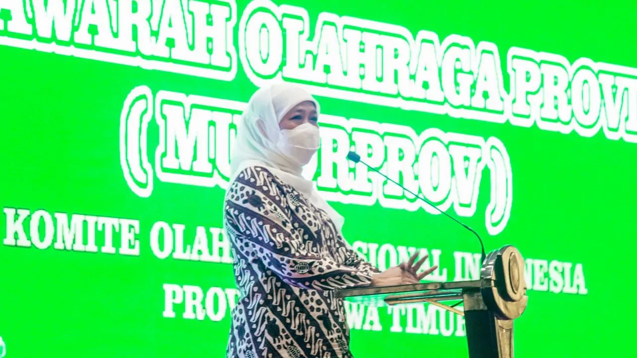 Buka Musprov KONI Jatim 2022, Ini Pesan Gubernur Khofifah untuk Para Atlet