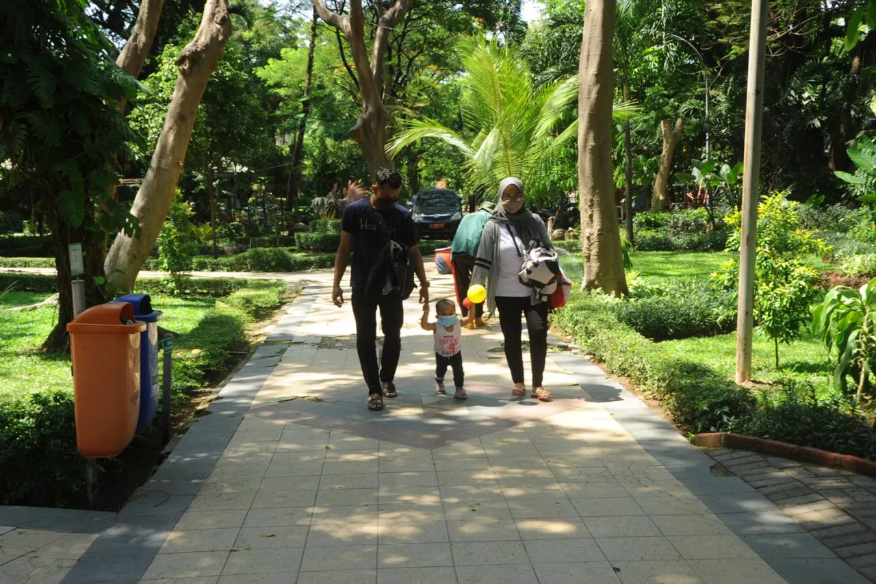 Taman dan Car Free Day di Surabaya Kembali Ditutup