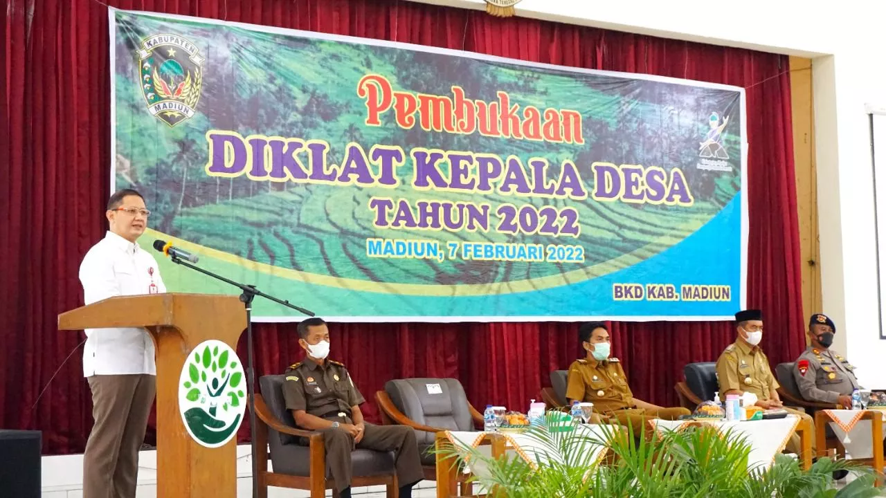 Gandeng BPSDM Jatim, Pemkab Madiun Beri Pelatihan 143 Kepala Desa