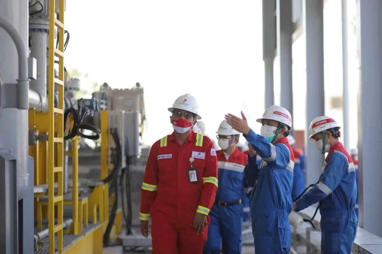 Pertamina Sukses Uji Coba Penyaluran Minyak Pertama Proyek Pipa Rokan
