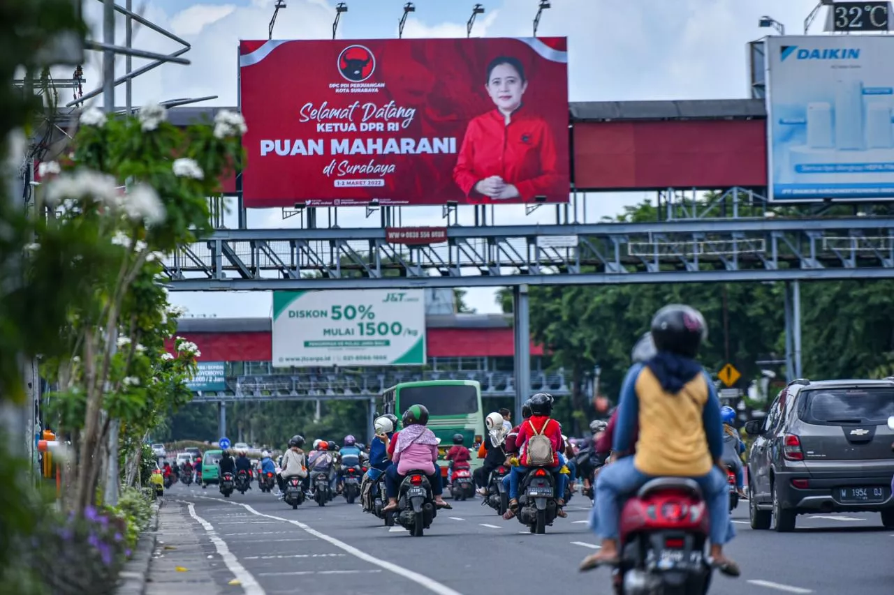 Kader Banteng Surabaya Sambut Meriah Kedatangan Puan Maharani