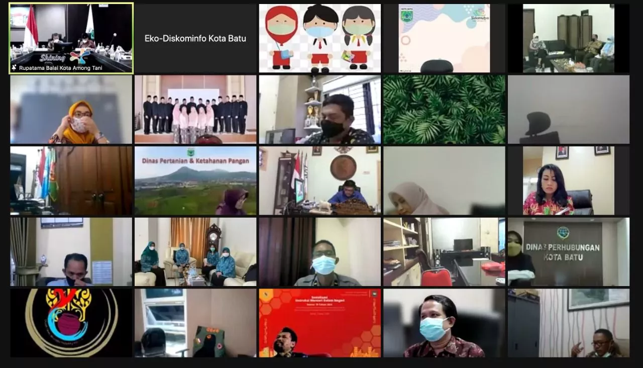 Bahas Perubahan RPJMD 2017-2022, Pemkot Batu Gelar Musrenbang Daring