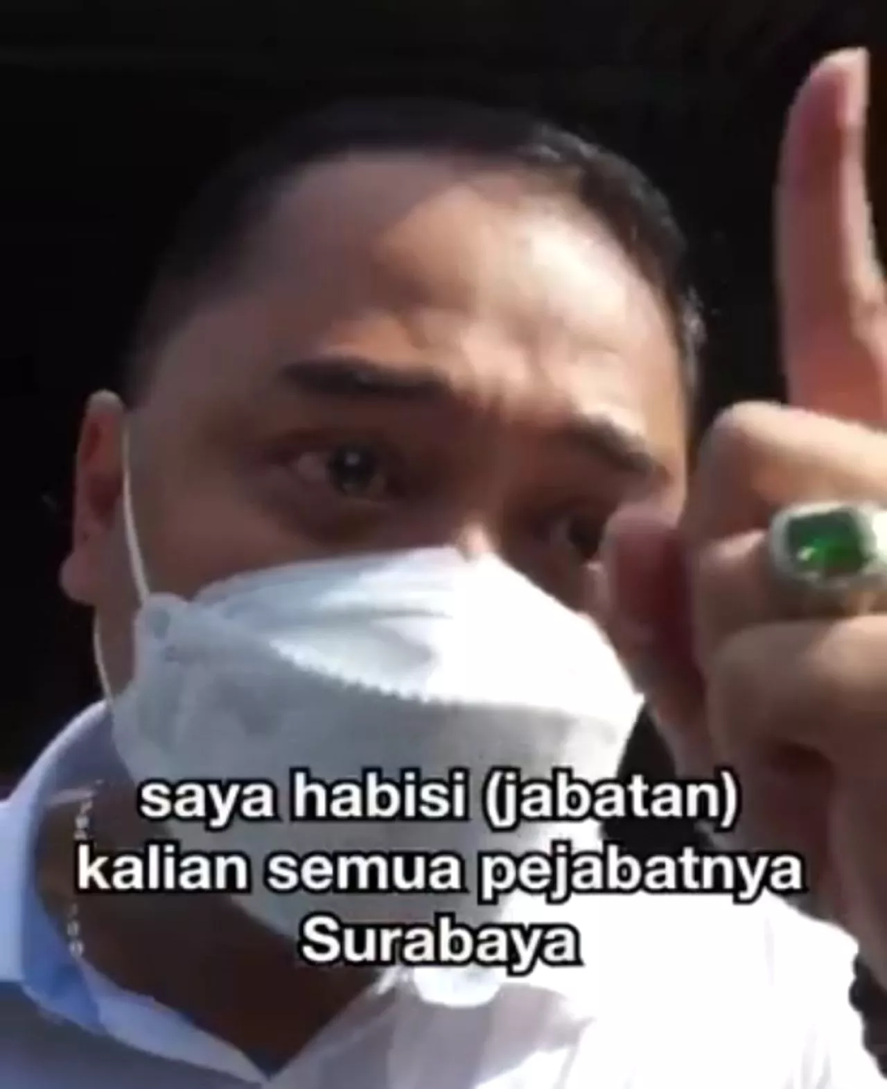 Beredar Video Wali Kota Surabaya Marah-marah: Saya Habisi Kalian Semua