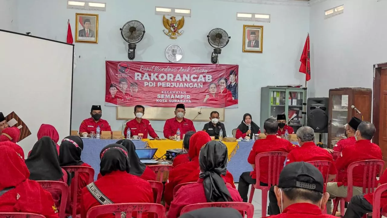 Solidkan Barisan, PDIP Surabaya Siapkan Strategi Hadapi Pemilu 2024