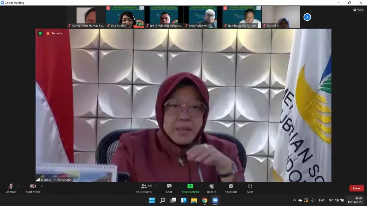 Peringati Hari Pekerjaan Sosial, Mensos : Kita Bergandengan Tangan untuk Semua