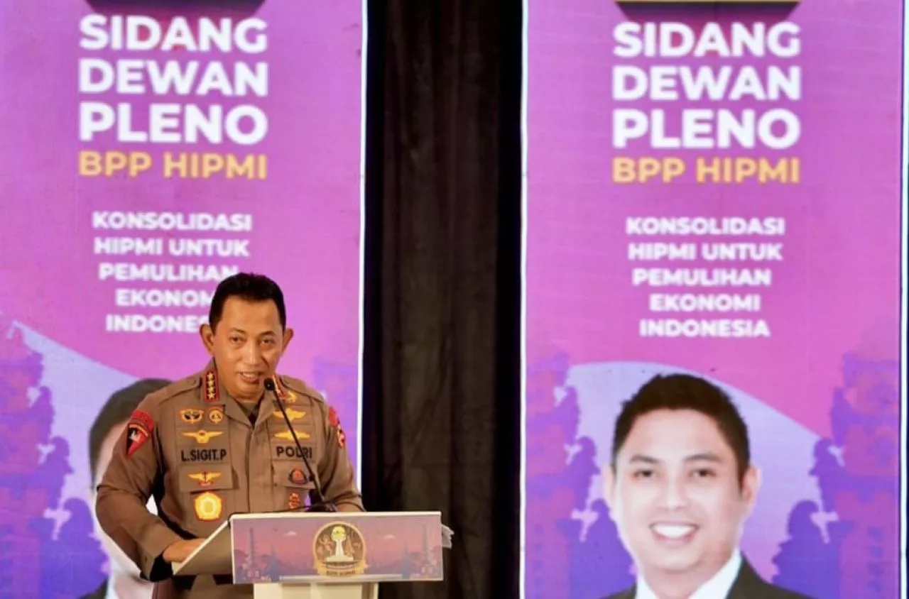 Hadiri Sidang Dewan Pleno HIPMI di Bali, Kapolri Ingatkan Pesan Presiden Jokowi
