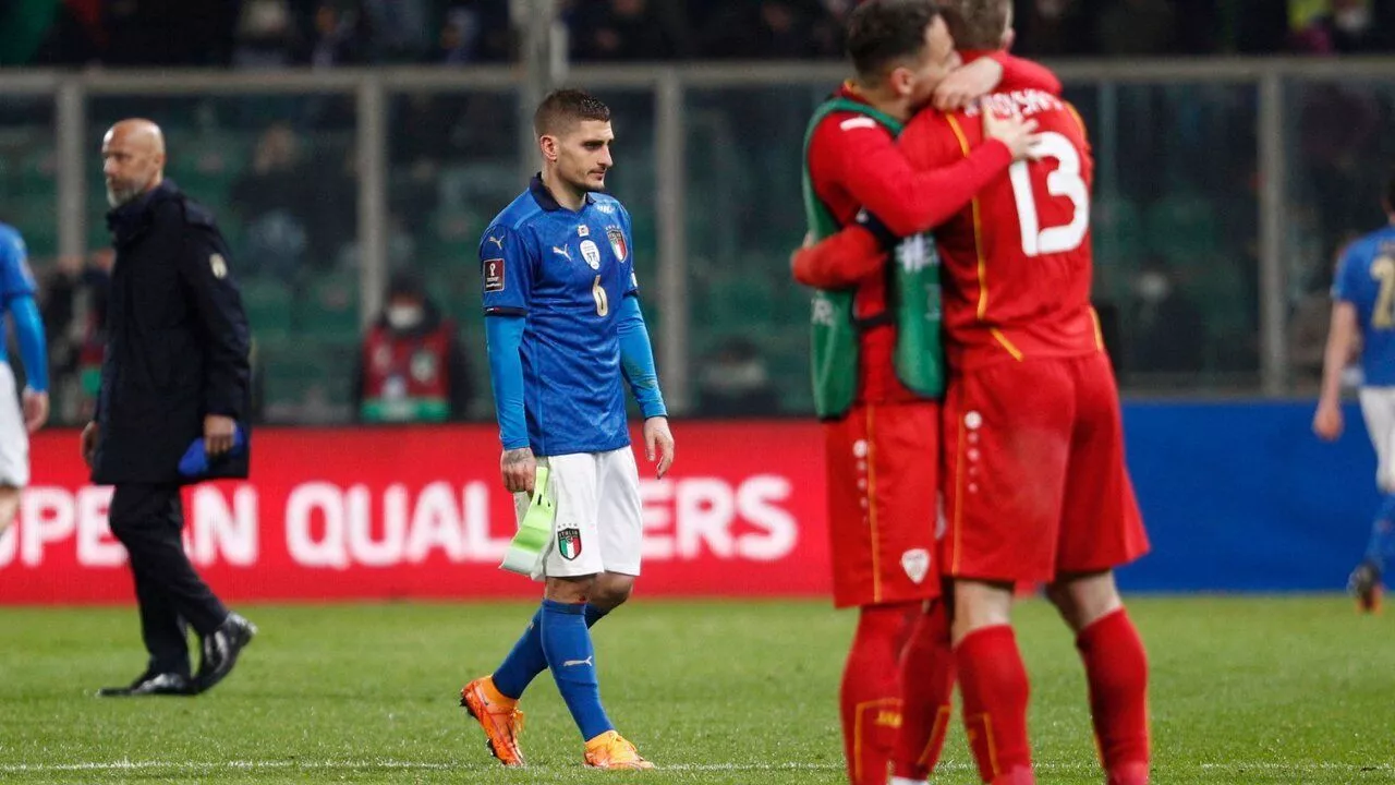 Tragis! Makedonia Utara Hancurkan Harapan Timnas Italia ke Piala Dunia 2022