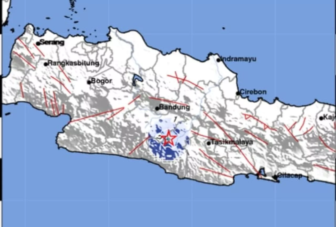 Bandung Digoyang Dua Gempa Beruntun dengan Magnitudo 3,2 dan 3,6