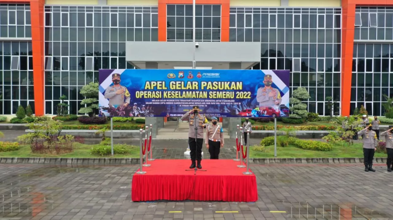 Kapolres Gresik Pimpin Operasi Keselamatan Semeru 2022