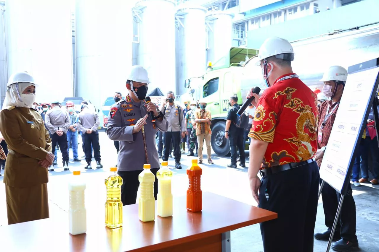Sidak Produsen, Kapolri Pastikan Stok Minyak Goreng Curah Aman Selama Ramadan