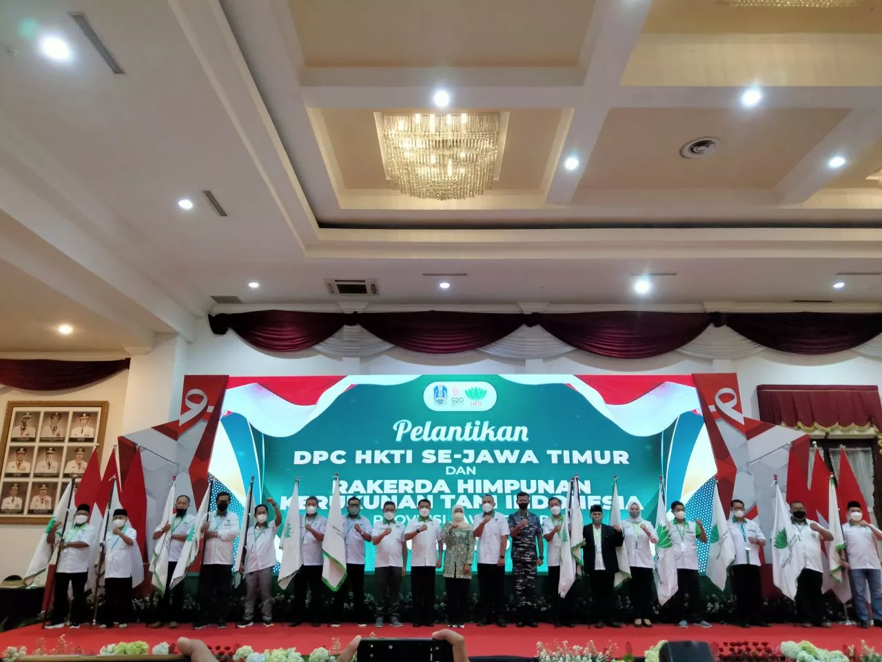 Lantik 15 DPC di Grahadi, Ketua HKTI Jatim: Siap Wujudkan Ketahanan Pangan