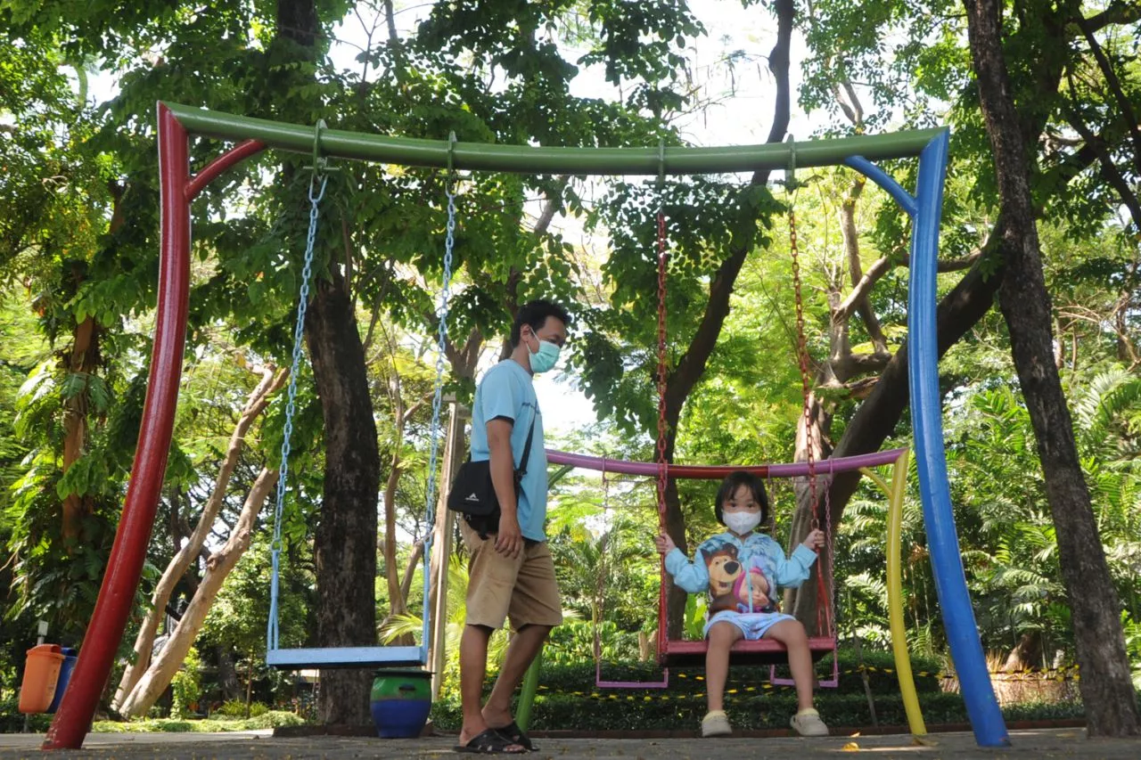 Kasus Covid-19 Melandai, CFD dan Taman di Surabaya Kembali Dibuka