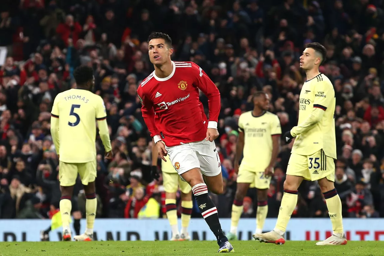Pecundangi Ronaldo Cs, The Gunners Bungkam Setan Merah 3-1