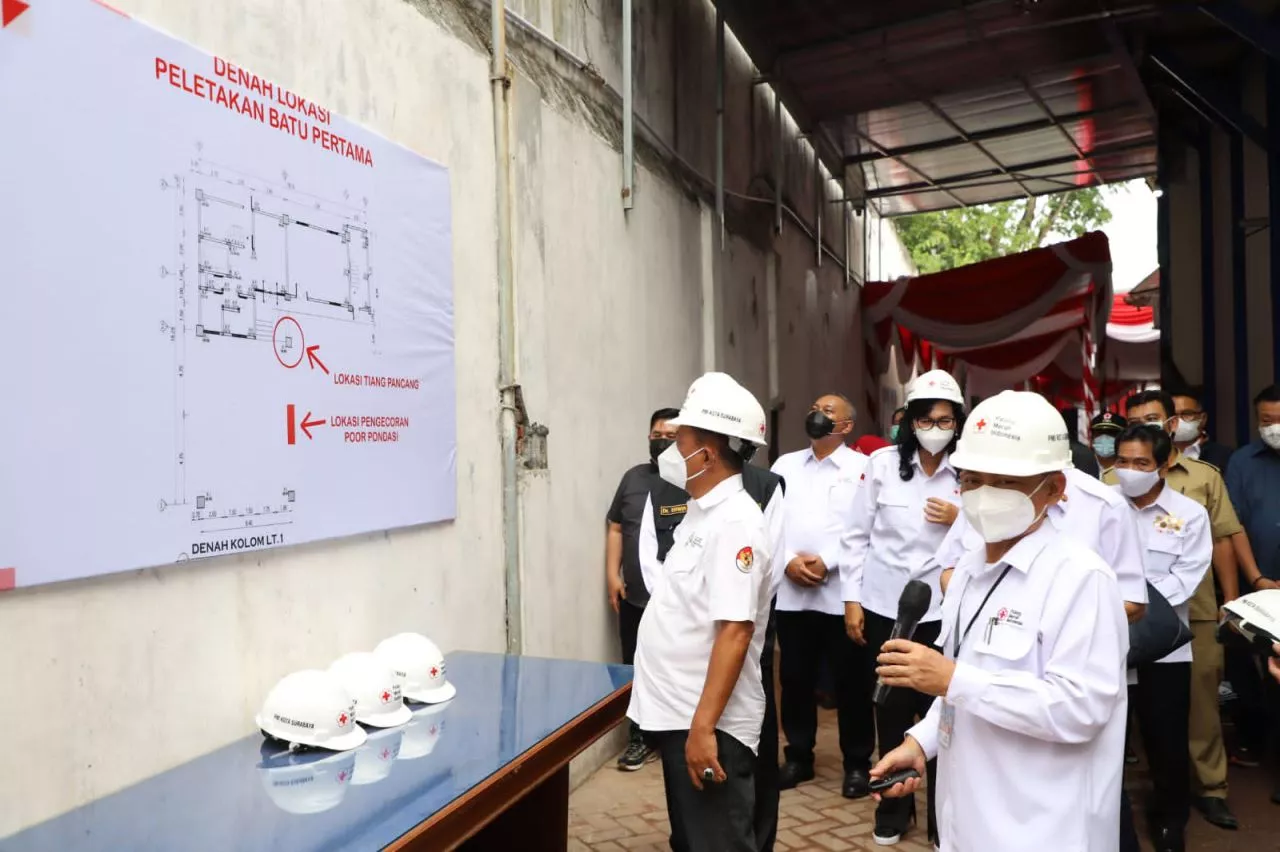 PMI Surabaya Bangun Gedung Baru, Armuji: Tingkatkan Kualitas Layanan