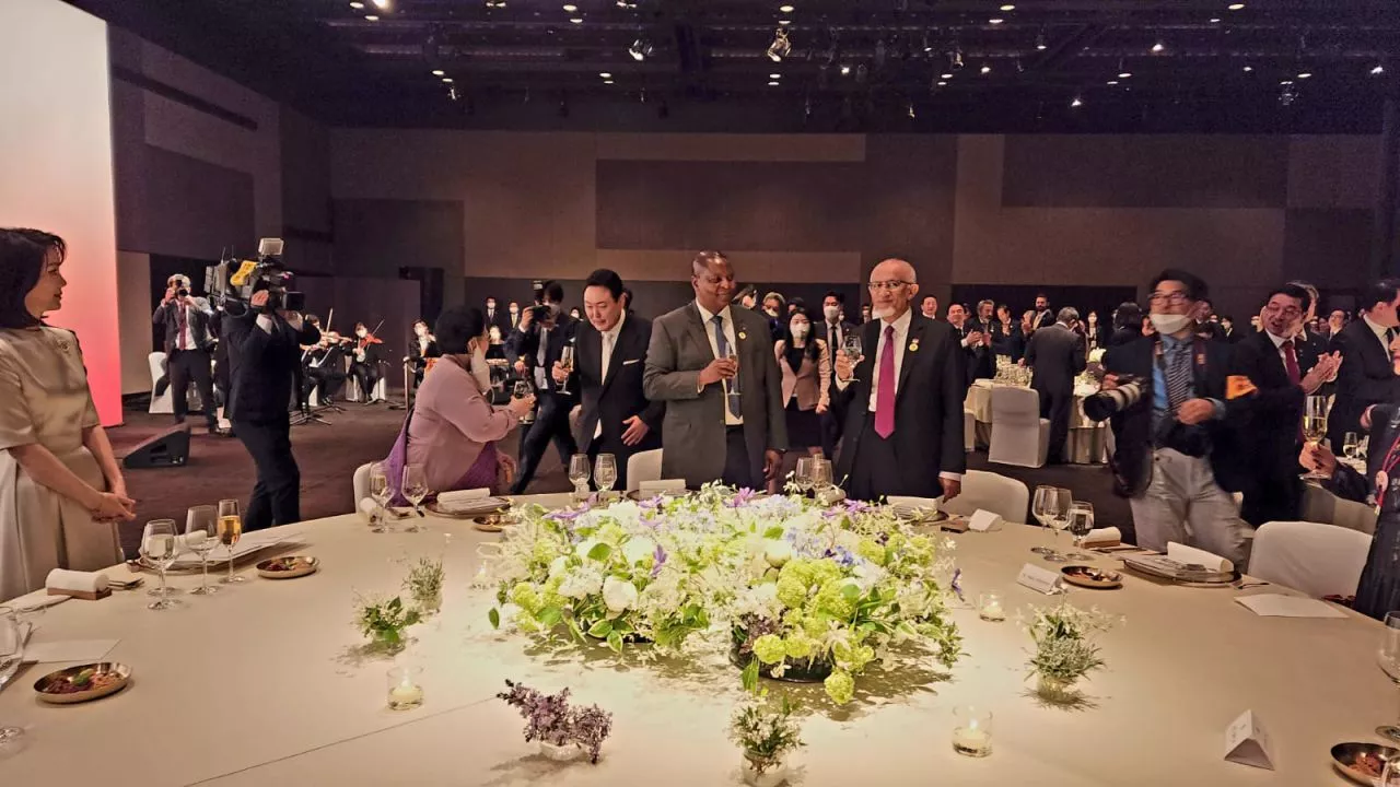 VVIP Jamuan Makan Malam, Megawati Duduk Satu Meja dengan Presiden Korea Selatan