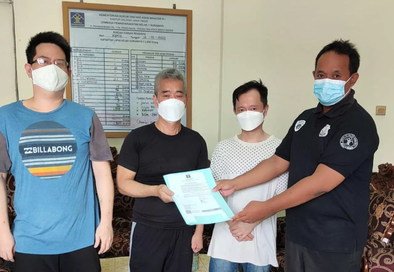 Peringati Hari Raya Waisak, 21 Warga Binaan Pemasyarakatan di Jatim Dapat Remisi