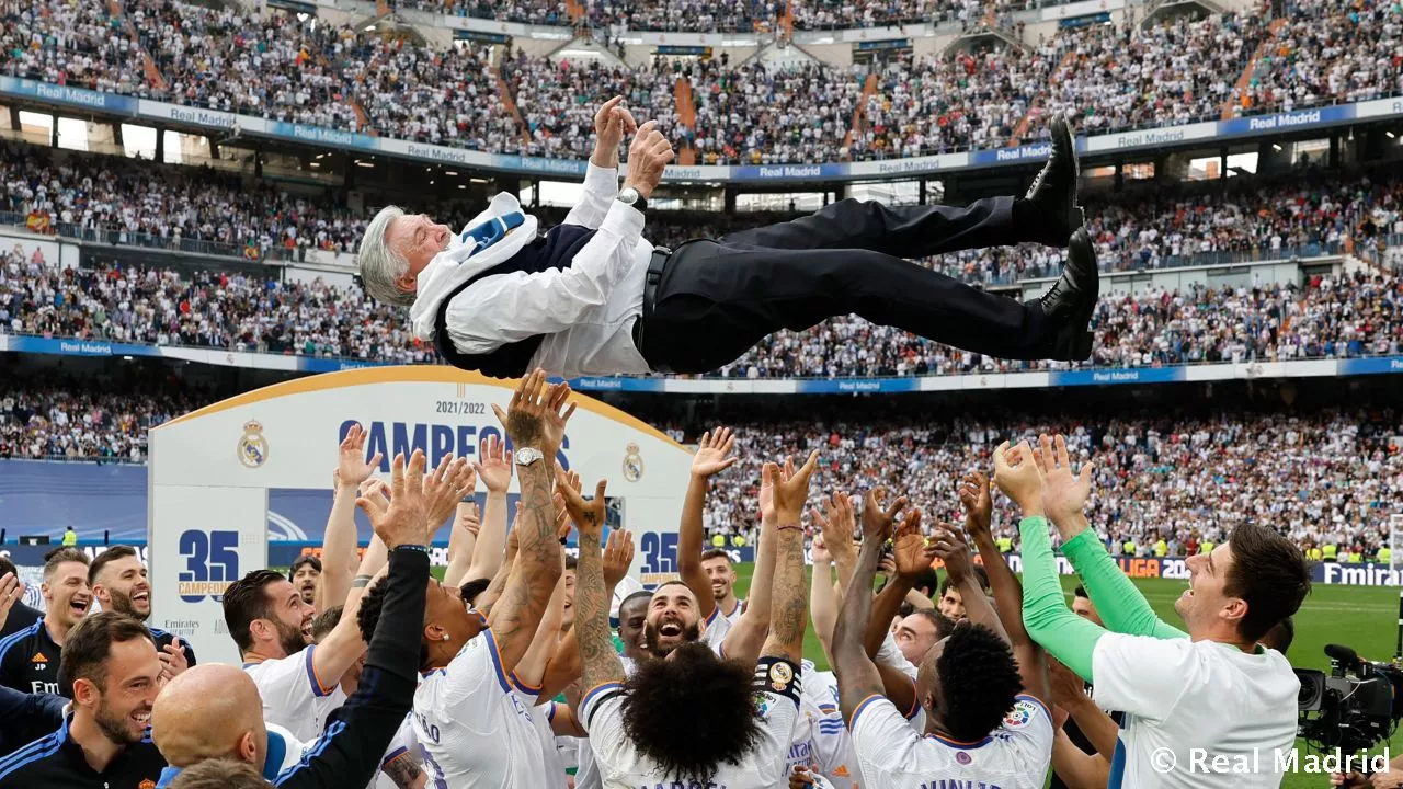 Carlo Ancelotti Dielukan Usai Real Madrid Juarai Liga Spanyol