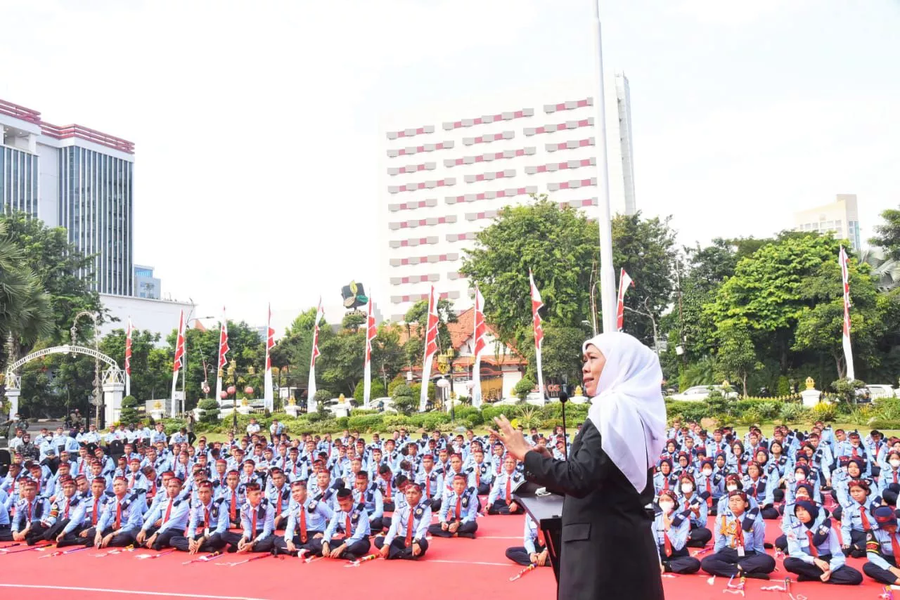 Gubernur Khofifah Bekali Siswa SMA Taruna Nusantara Kunci Sukses Kepemimpinan