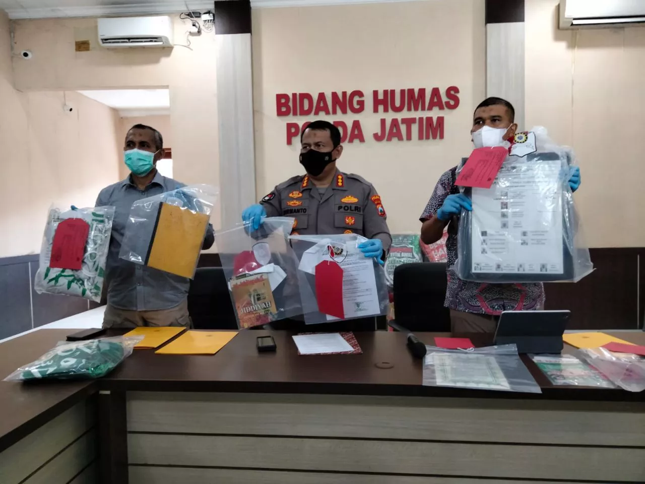 Polisi Tetapkan Satu Tersangka Kasus Konvoi Khilafatul Muslim di Surabaya