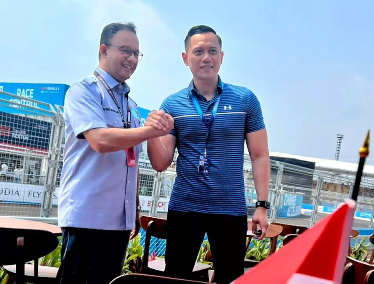 Di Sirkuit Formula E Anies dan AHY Pamer Keakraban, Berlanjut ke Pilpres 2024?