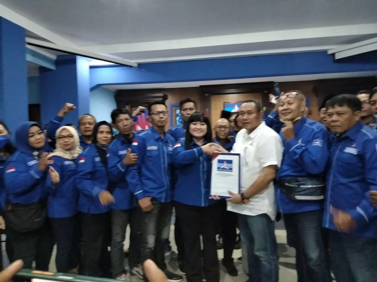 Didukung 15 PAC, Herlina Harsono Daftar Pencalonan Ketua DPC Demokrat Surabaya