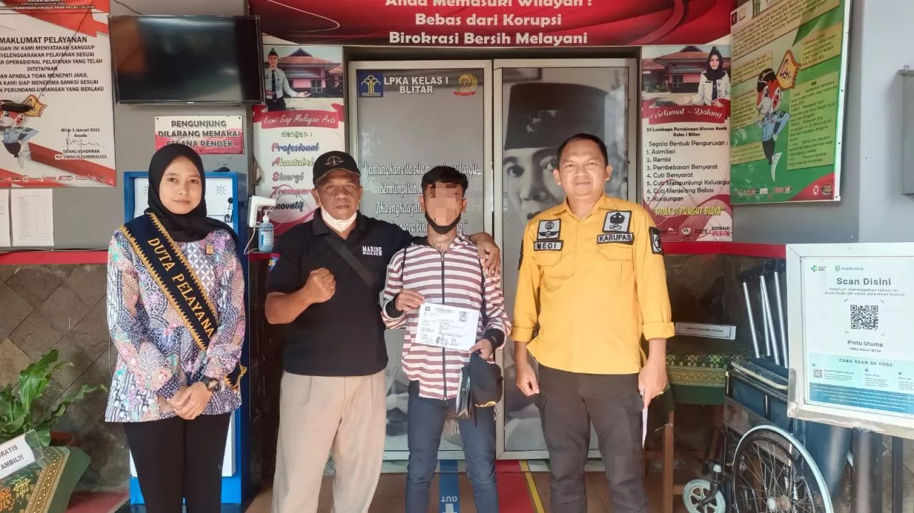 Peringatan Hari Anak Nasional 2022, 48 Andikpas di Jawa Timur Dapat Remisi