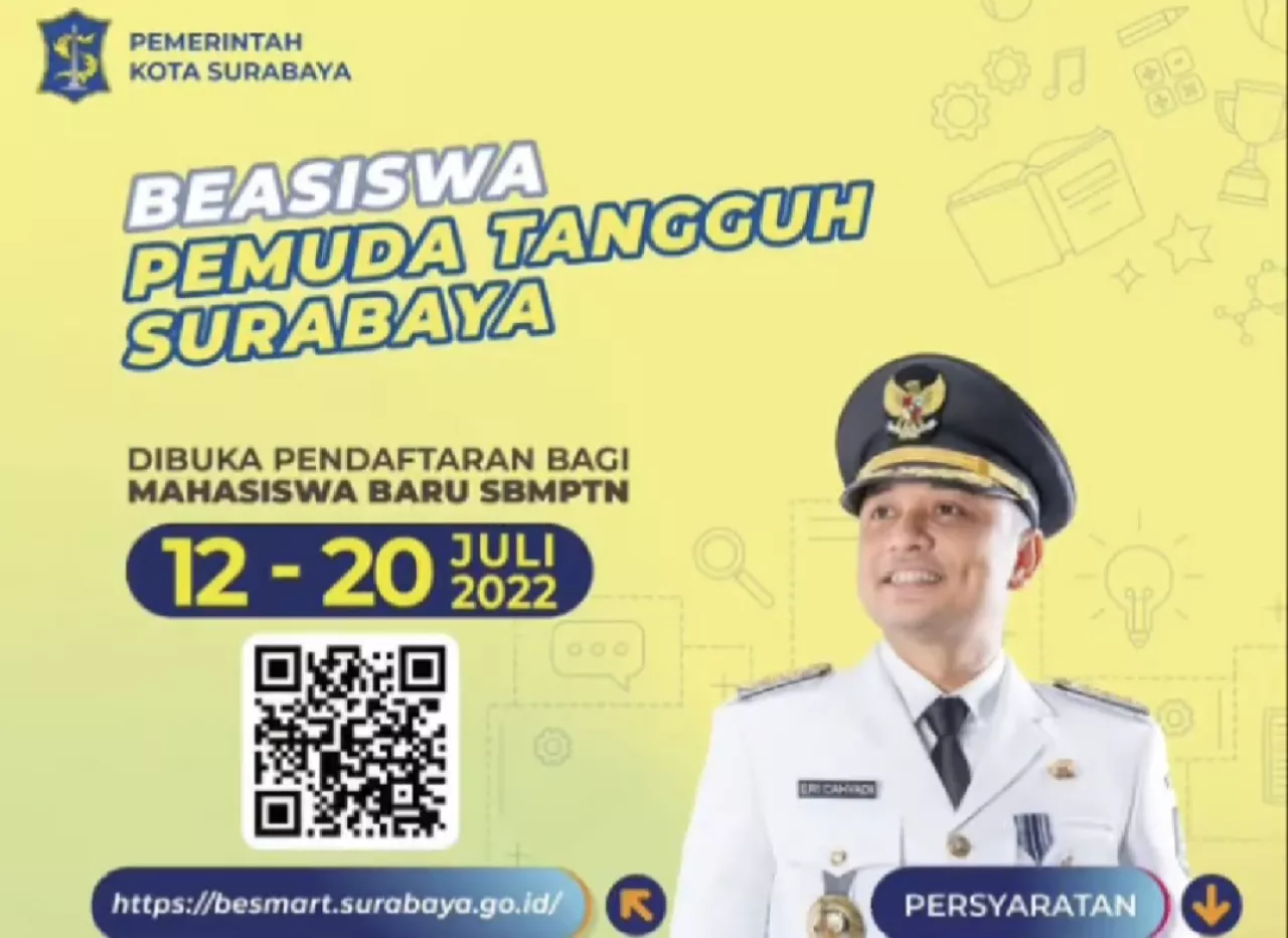 Pemkot Surabaya Sediakan Beasiswa Calon Mahasiswa SBMPTN 2022, Begini Caranya