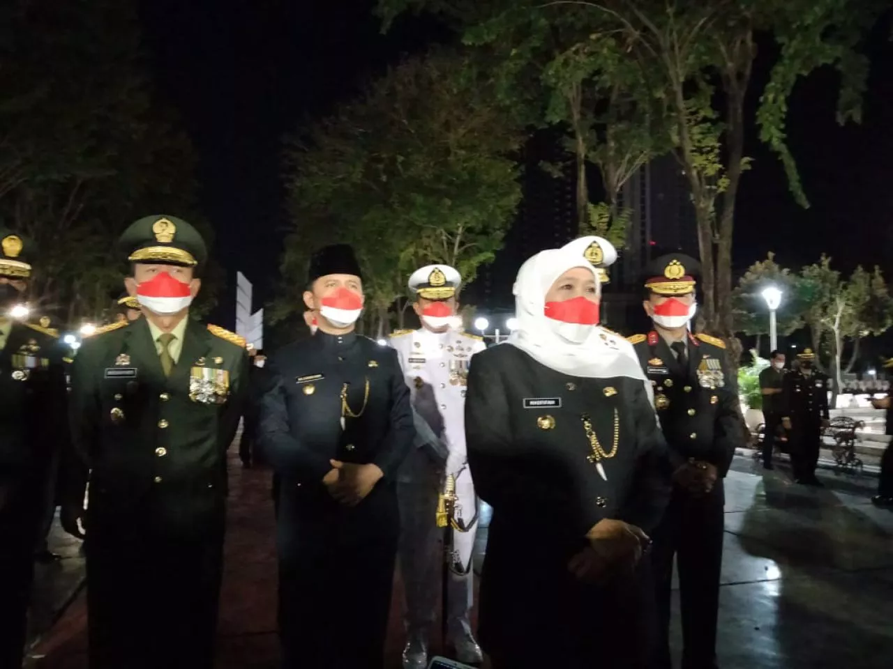 Peringatan Hari Kemerdekaan, Forkopimda Jatim Ziarah ke Makam Pahlawan