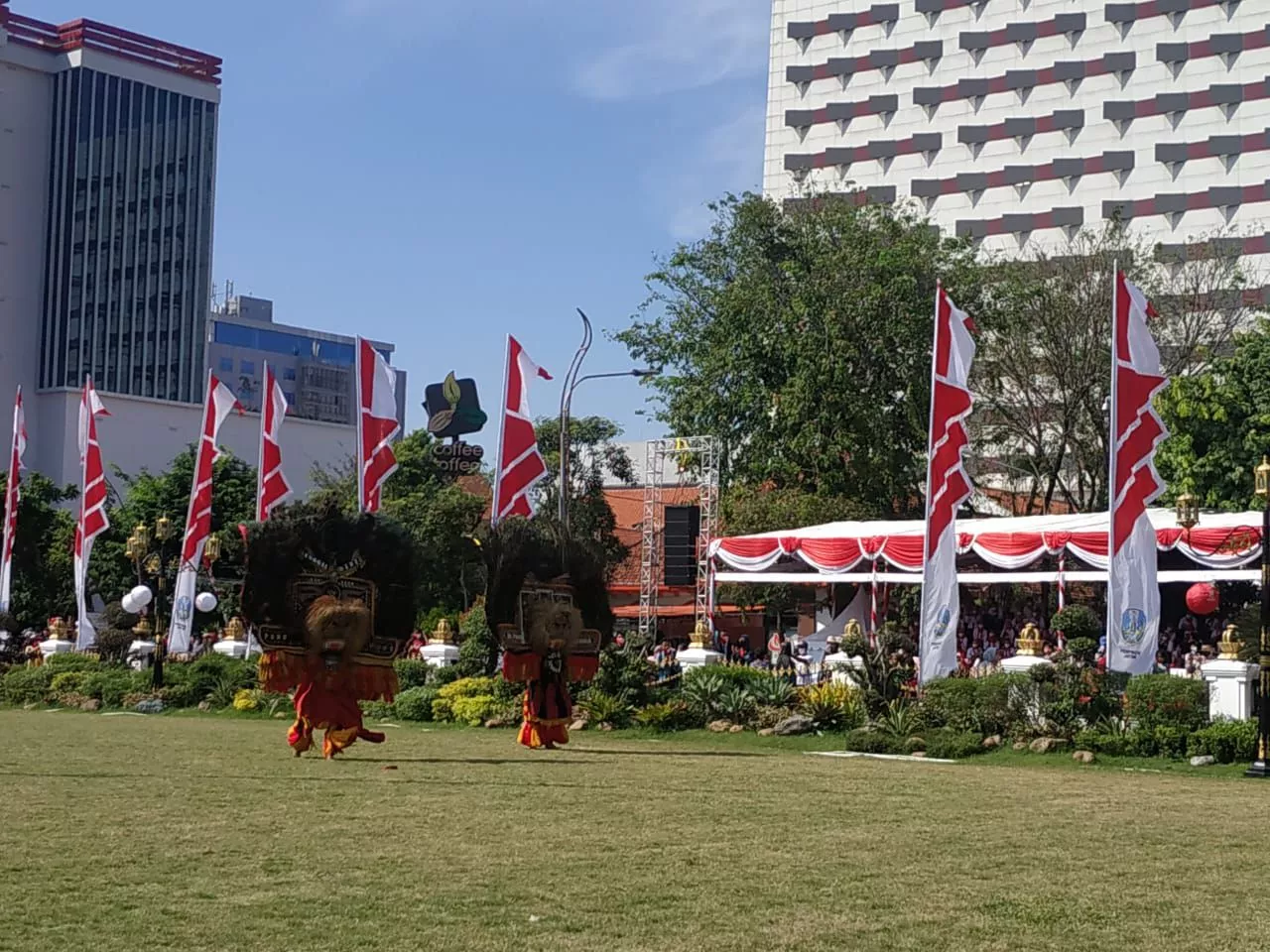 Reog Ponorogo Tampil di Upacara HUT RI ke 77, Gubernur Khofifah: Semoga Diakui