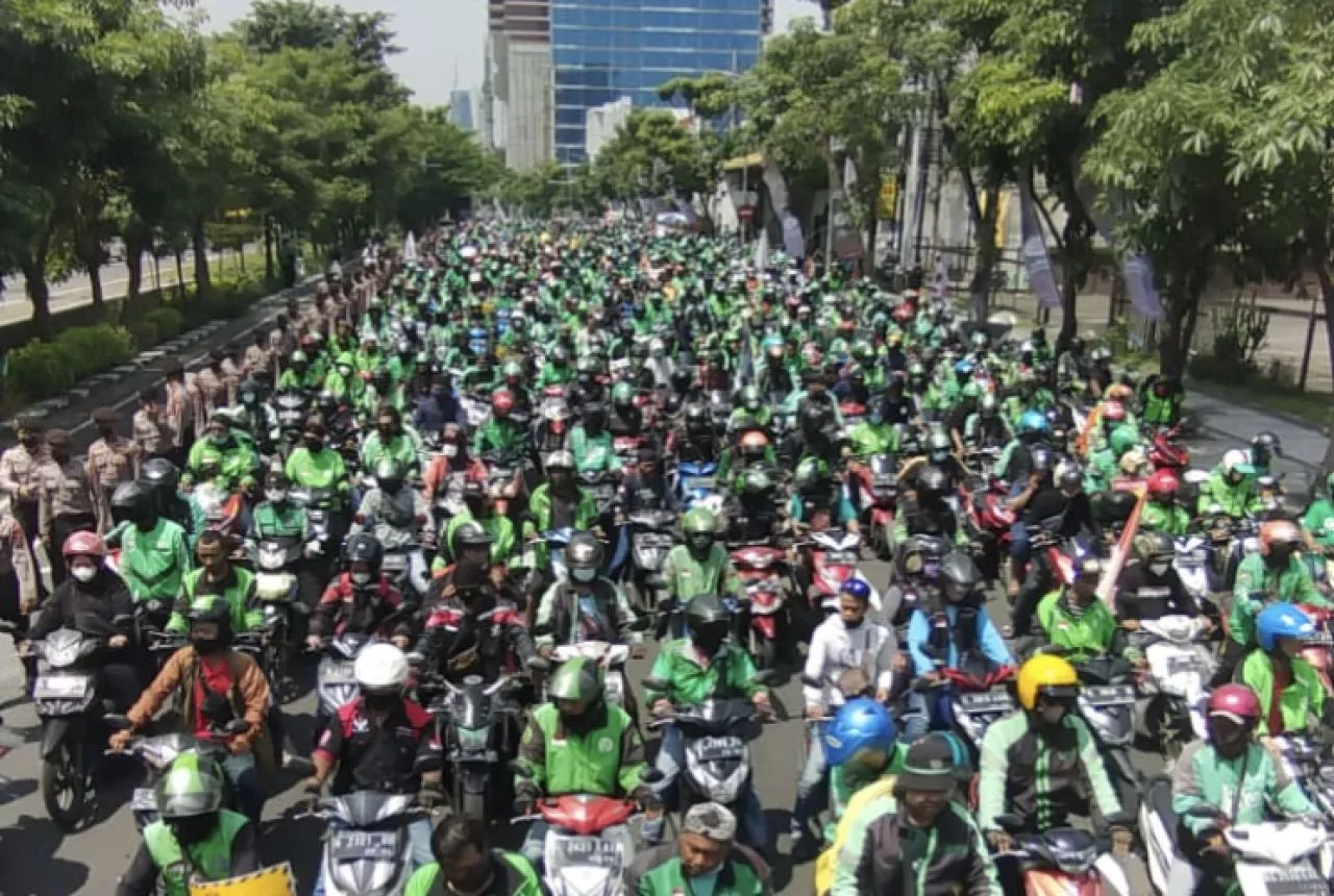 Awas Terjebak Macet! 2 Hari Lagi Driver Ojol Gelar Aksi di Surabaya, Ini Rutenya