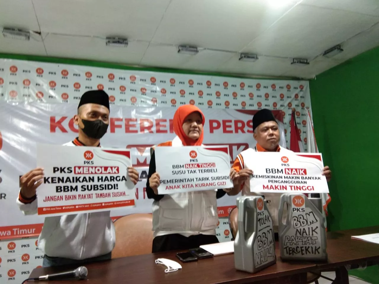 PKS Jatim Tegas Tolak Kenaikan Harga BBM, Ini Alasannya