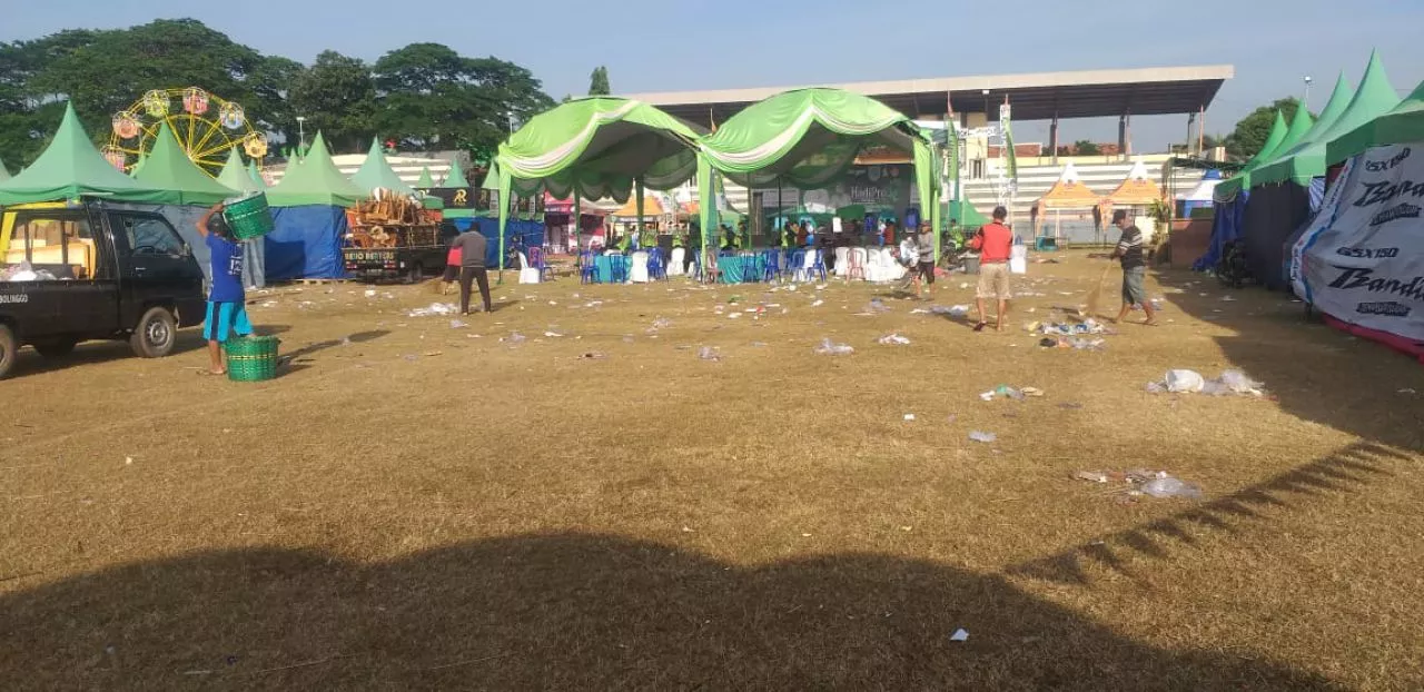 Wow! Festival Pendalungan Hari Jadi Kota Probolinggo Hasilkan 12 Ton Sampah
