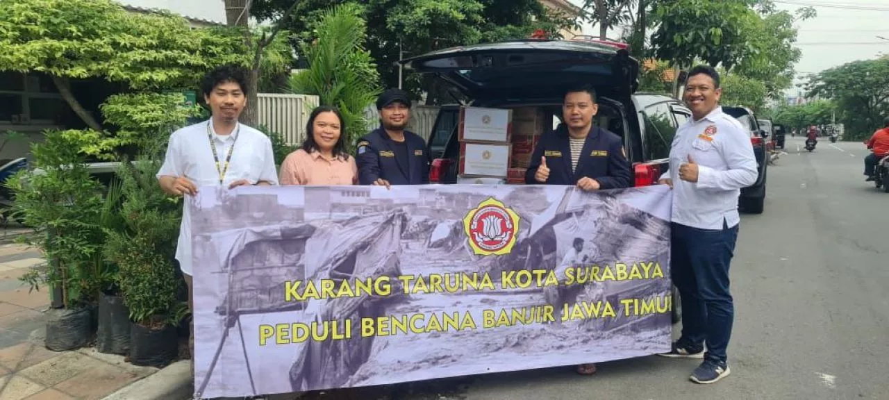 Peduli Sesama, Kartar Surabaya Kirim Bantuan untuk Korban Banjir di Trenggalek