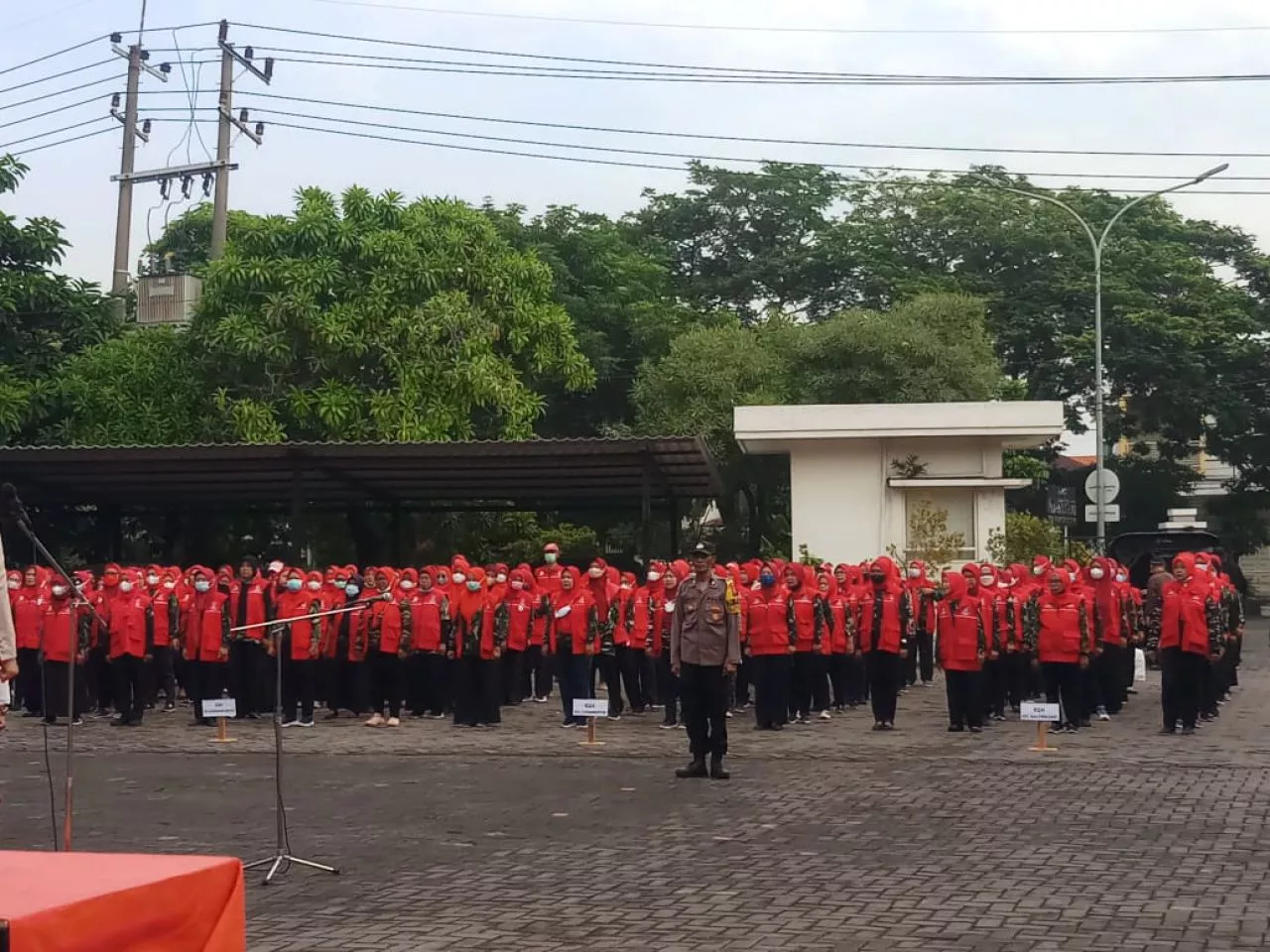 Kader Surabaya Hebat Kecamatan Tandes Gelar Upacara Peringatan Hari Pahlawan