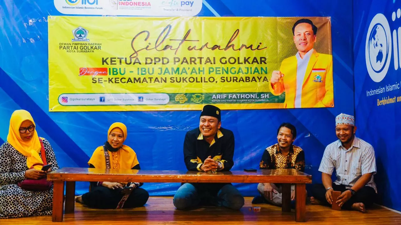 Golkar Surabaya Dapat Doa Restu Kemenangan Pemilu 2024 dari Ibu-ibu Pengajian