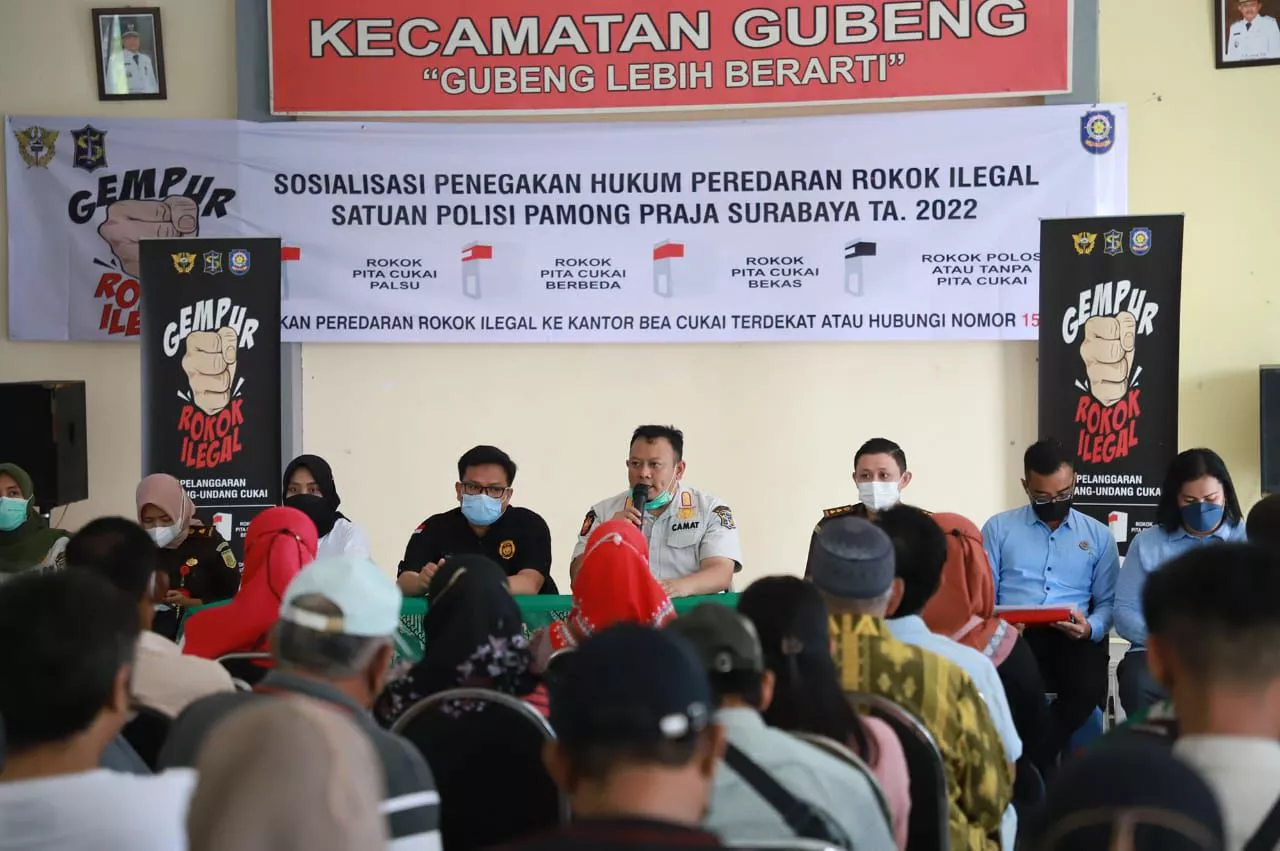 Pemkot Surabaya Tiba-tiba Perangi Rokok Ilegal, Gelar Sosialisasi di Kecamatan