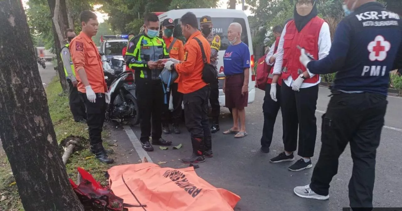 Seorang Pria Ditemukan Tewas Tergeletak di Surabaya, Diduga Korban Kecelakaan
